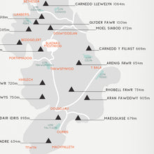 Eryri Map Print