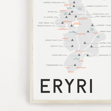 Eryri Map Print