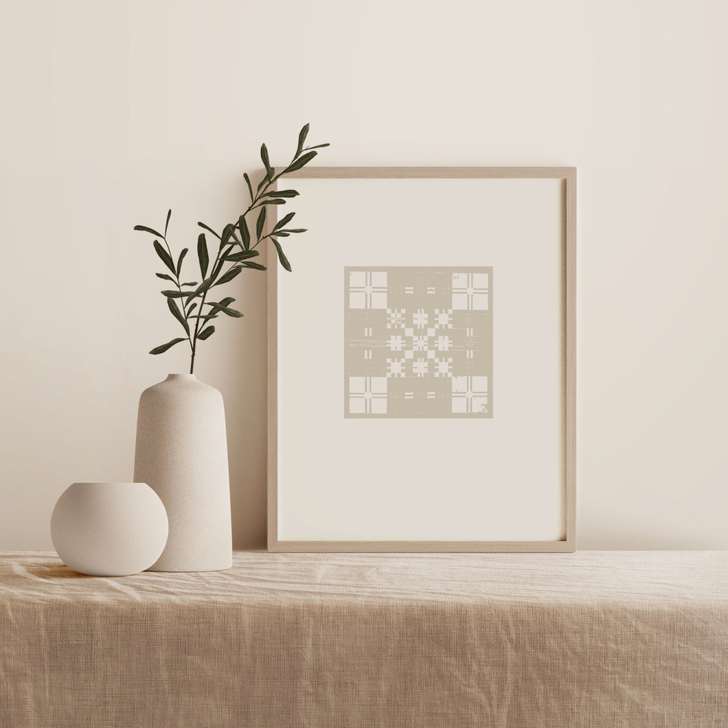 Blanket A Print - Neutral