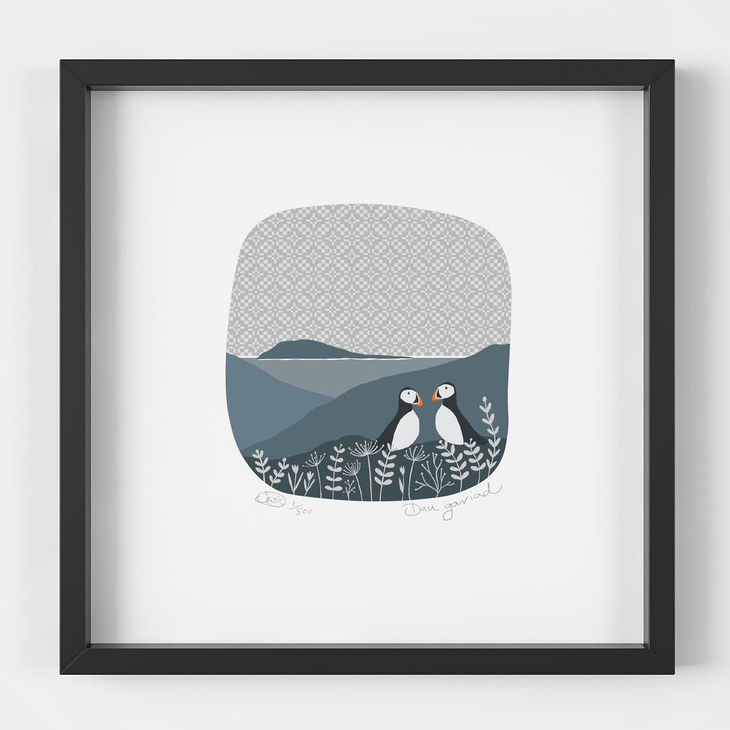 'Dau Gariad' (Two Lovers) Print