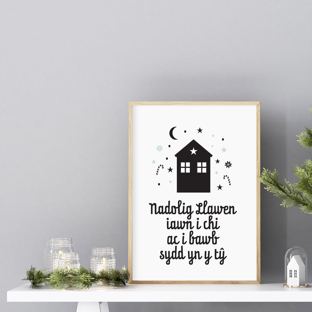 'Nadolig Llawen Iawn' Print