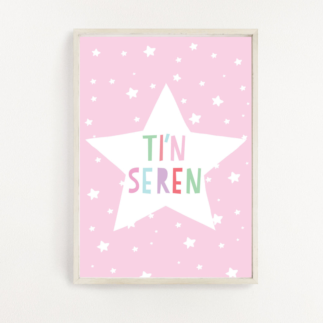'Ti'n Seren' Print