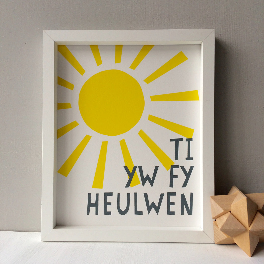 'Ti yw fy heulwen' Print