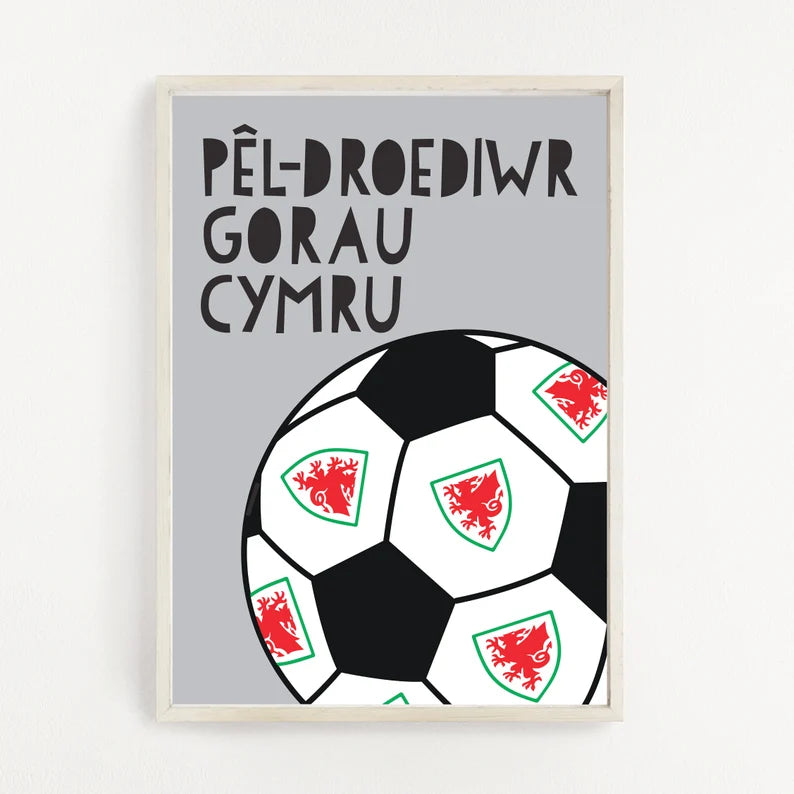 Wales Best Footballer Print