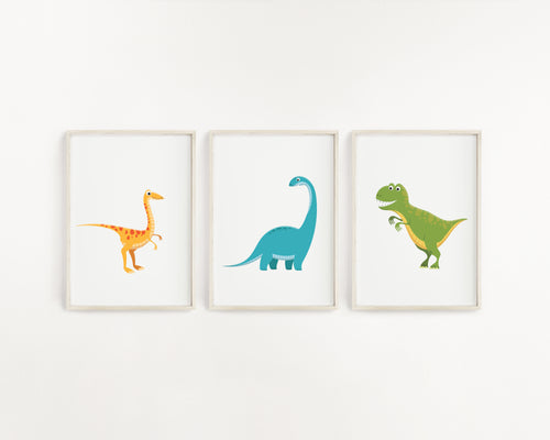 Set of 3 Dinosaur Prints