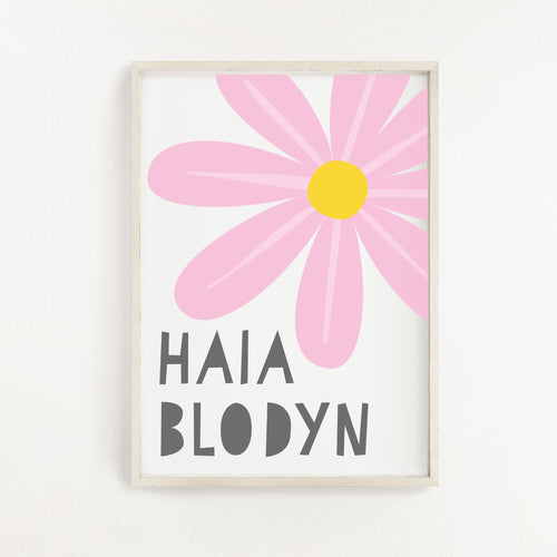 'Haia Blodyn' Print